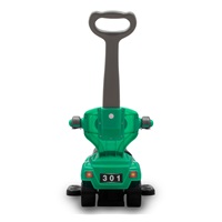 Dětské odrážedlo s vodící tyčí 3v1 Baby Mix Mega Car zelené