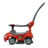 Dětské odrážedlo s vodící tyčí 3v1 Baby Mix Mega Car červené