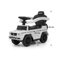 Odrážedlo s vodící tyčí MERCEDES G350d Milly Mally bílé