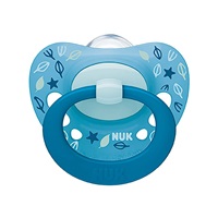 Šidítko NUK Classic Signature 18-36m modrý