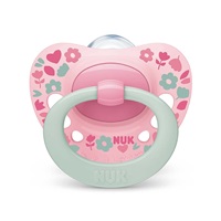 Šidítko NUK Classic Signature 18-36m růžový