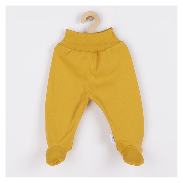 Kojenecké polodupačky New Baby Classic II hořčicové