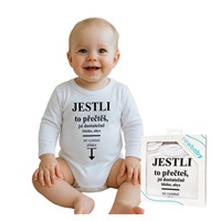 Body s potiskem New Baby ..vyměnit plínku.. - dárkové balení
