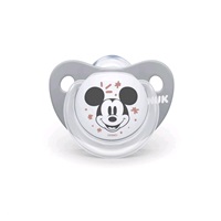 Šidítko Trendline NUK Disney Mickey Minnie 0-6m šedé Box