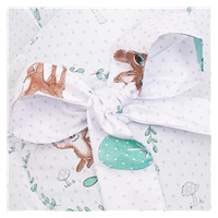 Zavinovačka s kokosovou výztuží a mašlí New Baby Srnka mátová