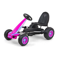 Dětská šlapací motokára Go-kart Milly Mally Viper růžová