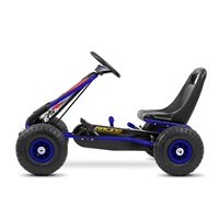 Dětská šlapací motokára Go-kart Milly Mally Thor modrá