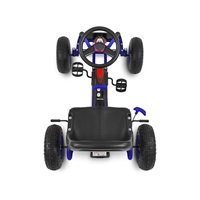 Dětská šlapací motokára Go-kart Milly Mally Thor modrá