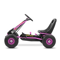 Dětská šlapací motokára Go-kart Milly Mally Thor růžová