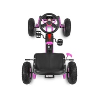 Dětská šlapací motokára Go-kart Milly Mally Thor růžová