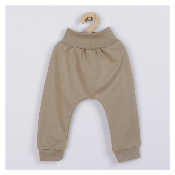 Kojenecké bavlněné tepláčky New Baby BrumBrum latte