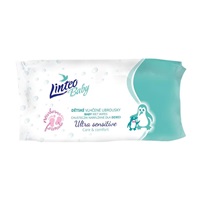 Dětské vlhčené ubrousky Linteo Baby Ultra Sensitive 64 ks