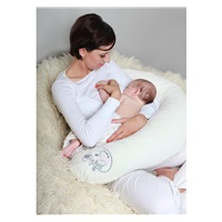 Univerzální semiškový kojící polštář Womar sovička růžový