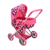 Hluboký kočárek pro panenky Baby Mix Laura