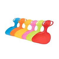 Dětský sáňkovací kluzák lopata Baby Mix COMFORT LINE M růžový