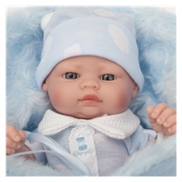 Luxusní dětská panenka-miminko chlapeček Berbesa Alex 28cm