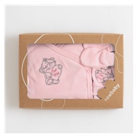 5-dílná kojenecká soupravička do porodnice New Baby Classic růžová