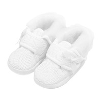 Kojenecké zimní capáčky ke křtu New Baby 3-6 m holka