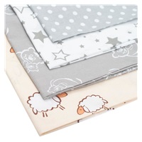 Povlak na kojící polštář New Baby Sloníci bílo-šedý