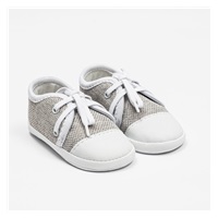 Kojenecké tenisky capáčky New Baby jeans šedá 3-6 m