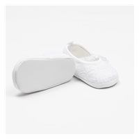 Kojenecké krajkové baletky capáčky New Baby bílá 12-18 m