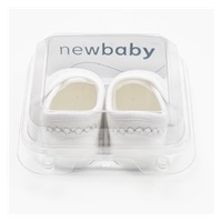 Kojenecké capáčky New Baby bílá 3-6 m