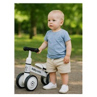 Dětské odrážedlo Baby Mix Baby Bike Černá bílá football