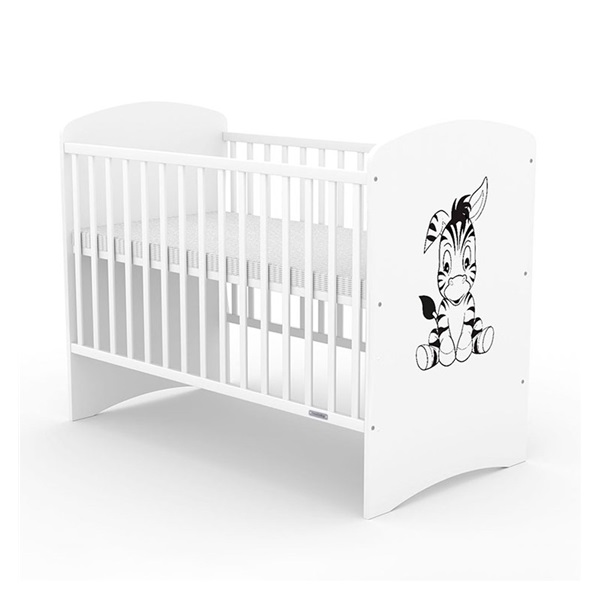 Dětská postýlka New Baby LEO Zebra bílá