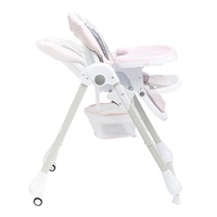 Jídelní židlička Baby Mix Infant pink