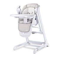 Dětská jídelní židlička 2v1 Caretero Indigo light grey