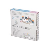 Dřevěná vkládanka Viga Tvary a barvy