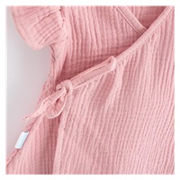 Letní kojenecké mušelínové šaty New Baby Soft dress růžová