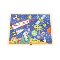 Dřevěné puzzle poznávej vesmír Viga 48 dílků