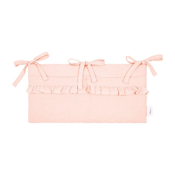 Kapsář na postýlku Belisima Mušelín old pink