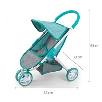 Dětský golfový kočárek pro panenky Milly Mally Susie Prestige Mint