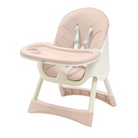 Jídelní židlička Baby Mix Nora dusty pink