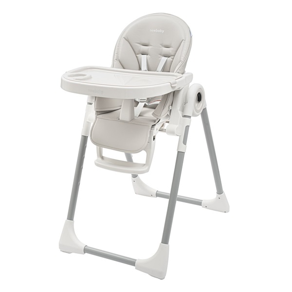 Jídelní židlička Iris NEW BABY warm grey
