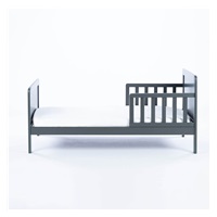 Dětská postel se zábranou Drewex Olek 140x70 cm grafit