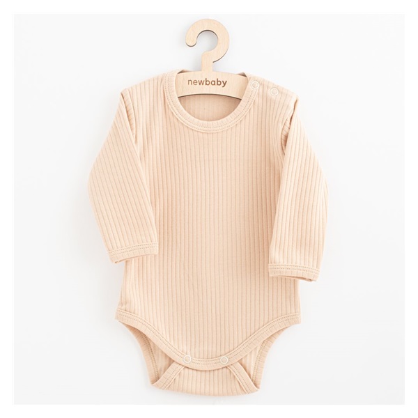 Body s dlouhým rukávem New Baby Practical béžová