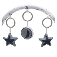 Multifunkční houpací lehátko pro miminko Baby Mix hvězdičky zelené