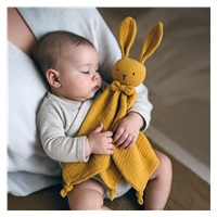 Mušelínový usínáček New Baby Rabbit mustard