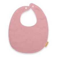 Mušelínový dětský bryndák New Baby pink