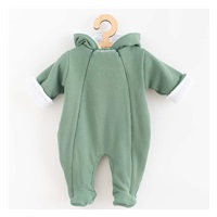 Kojenecká kombinéza s kapucí New Baby Frosty mint