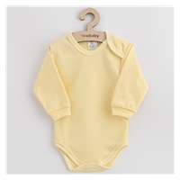 Kojenecké bavlněné body New Baby Casually dressed žlutá