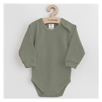 Kojenecké bavlněné body New Baby Casually dressed zelená