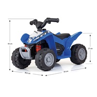 Elektrická čtyřkolka Milly Mally Honda ATV modrá