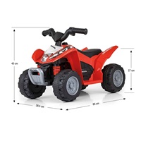 Elektrická čtyřkolka Milly Mally Honda ATV červená