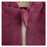 Kojenecká semišková mikina New Baby Suede clothes růžovo fialová