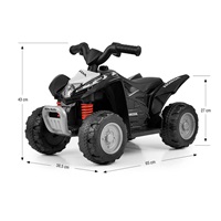 Elektrická čtyřkolka Milly Mally Honda ATV černá