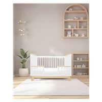 Dětská postýlka se zábranou New Baby MARCUS 120x60 cm grafit/přírodní